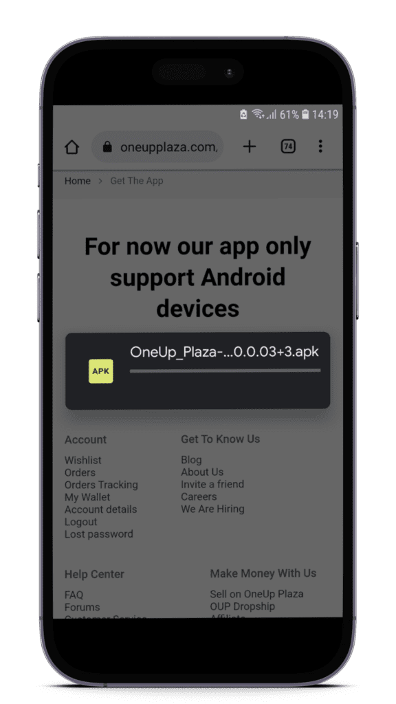OneUp Plaza app