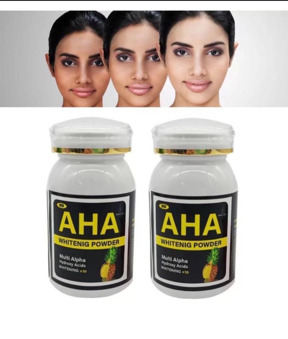 The Best Eliminating Wrinkles Skincare Product with AHA whitening Powder 100g For Black Skin