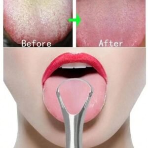 Hollow Tongue Scraper Rose Gold Tongue Coating Bad And Tongue Breath Cleaning Tool