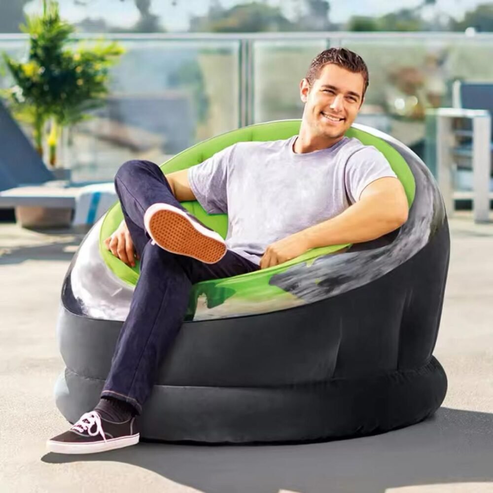 Baiao Inflatable Air Sofa – Portable Blow-Up Couch Chair for Indoor & Outdoor Use – Lightweight (5)