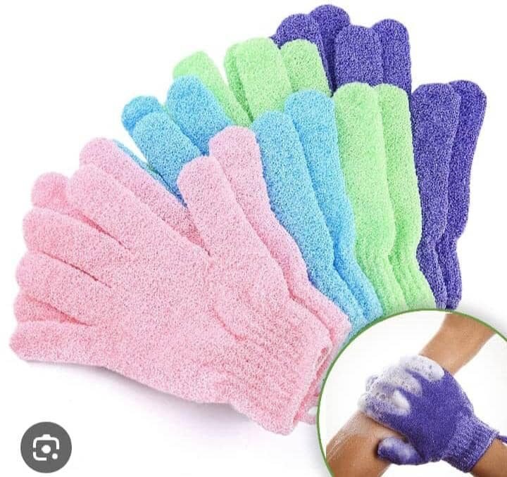 Eldori Exfoliating Bath Gloves – Natural Fiber Body Scrub (Unisex)