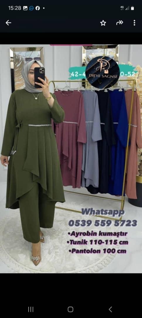 Elegant Women’s Abaya Dress – Modest Islamic Kaftan with Long Sleeves, Maxi Length & Embroidered Detailing – Ideal for Daily Wear, Eid, Ramadan & Special Occasions