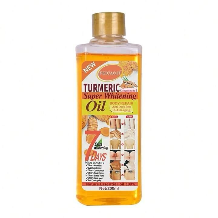 Veetgold Turmeric Body Oil – 100% Natural Skin Brightening & Repair Oil with Anti-Dark Spot & Anti-Aging Benefits – Deep Moisturizing Essential Oil for Glowing Skin (3)
