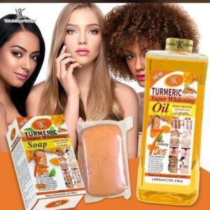 Turmeric Super Whitening Soap – Brightening & Clarifying Herbal Bar (Hair & Beauty Care)