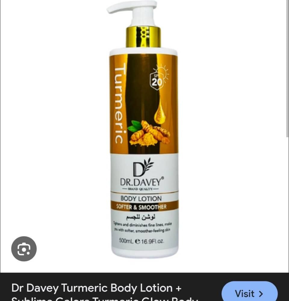 Dr. Davey Turmeric Body Lotion – 500ml (3)