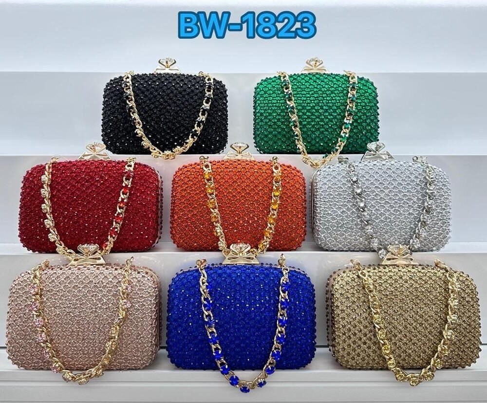 Dasein Sparkling Rhinestone Evening Clutch for Women (2)