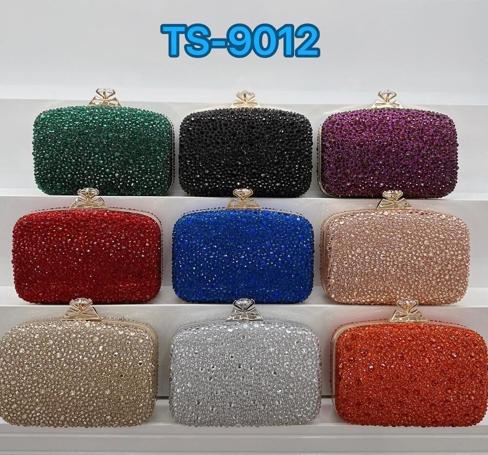 Dasein Sparkling Rhinestone Evening Clutch for Women (5)