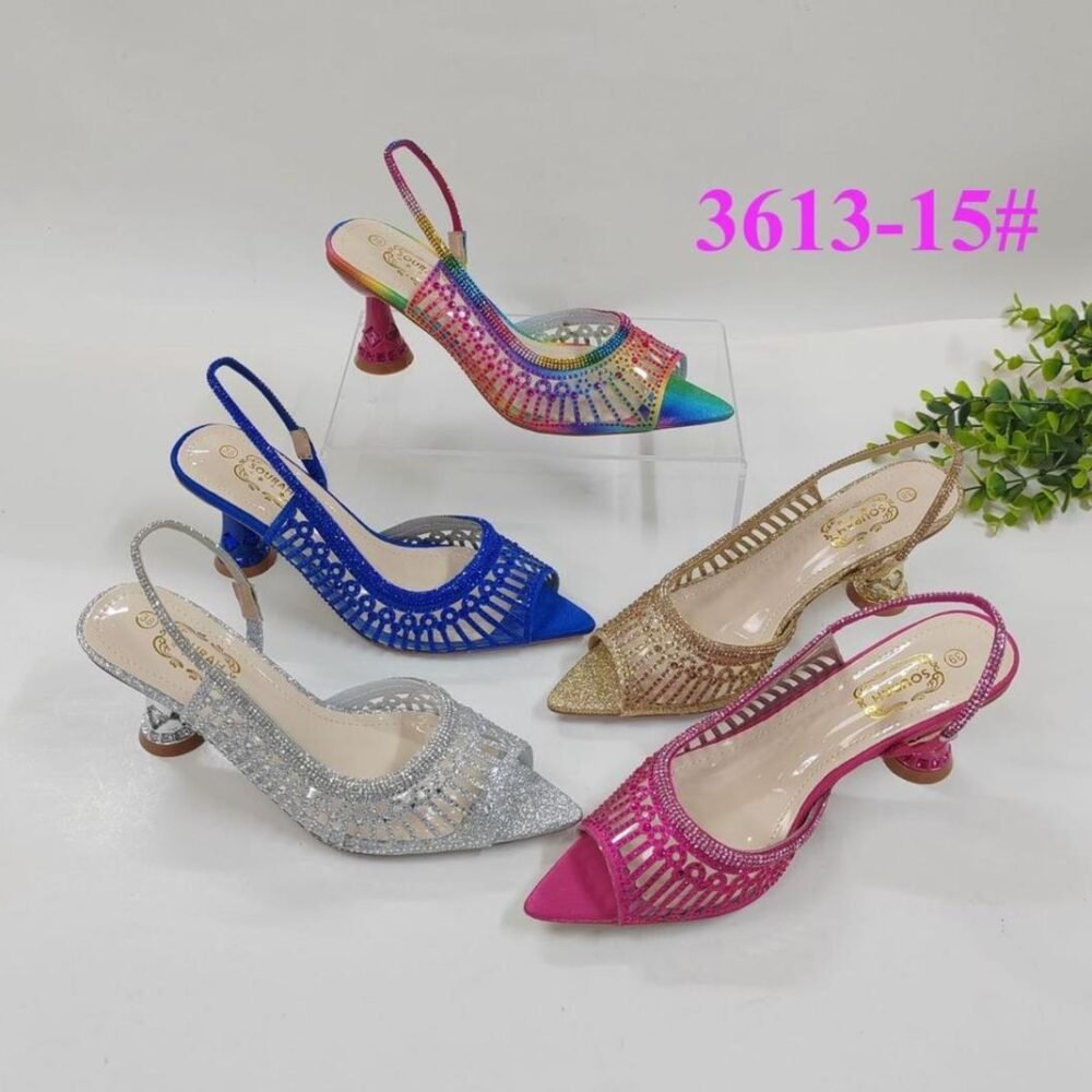 INSIGHTLINK Multicolor Rhinestone Stiletto Heels for Women (2)