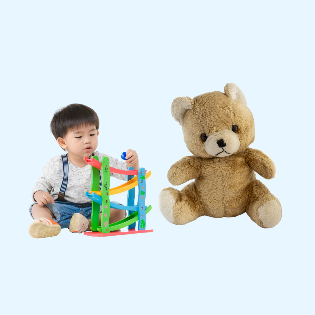 Mother Kids and toys