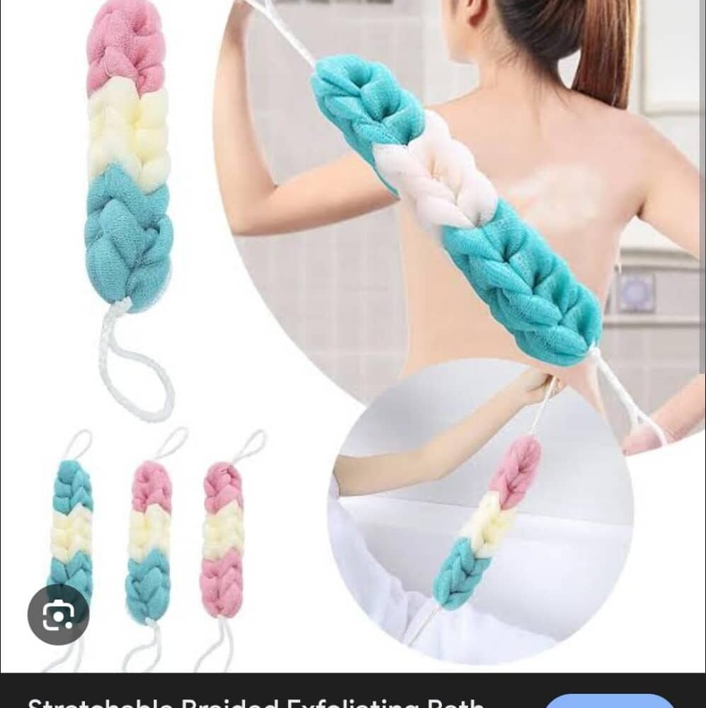 2-Pack Exfoliating Loofah Sponges – Deep Clean & Daily Skin Care (2)