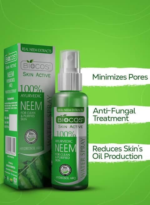 BIOCOS Neem Water Mist – Purifying & Hydrating Face Spray
