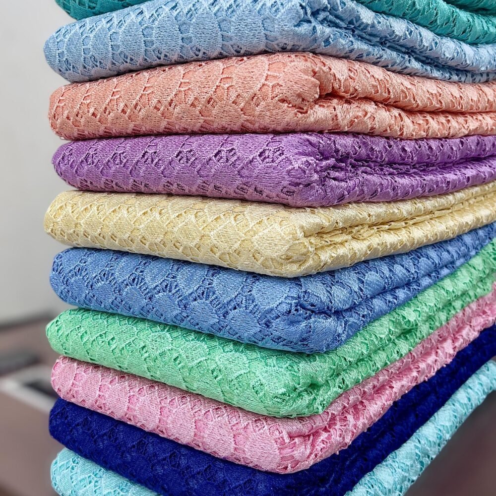 Beaded African Guipure Cord Lace Fabric – Bridal Wedding Lace (3)