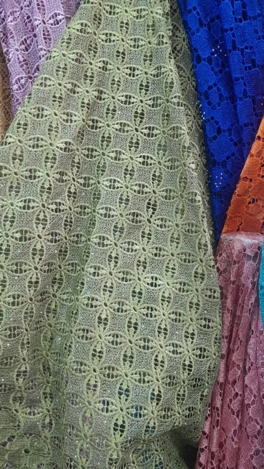 Embroidered Guipure Cord Lace Fabric – High Quality Party Lace (2)