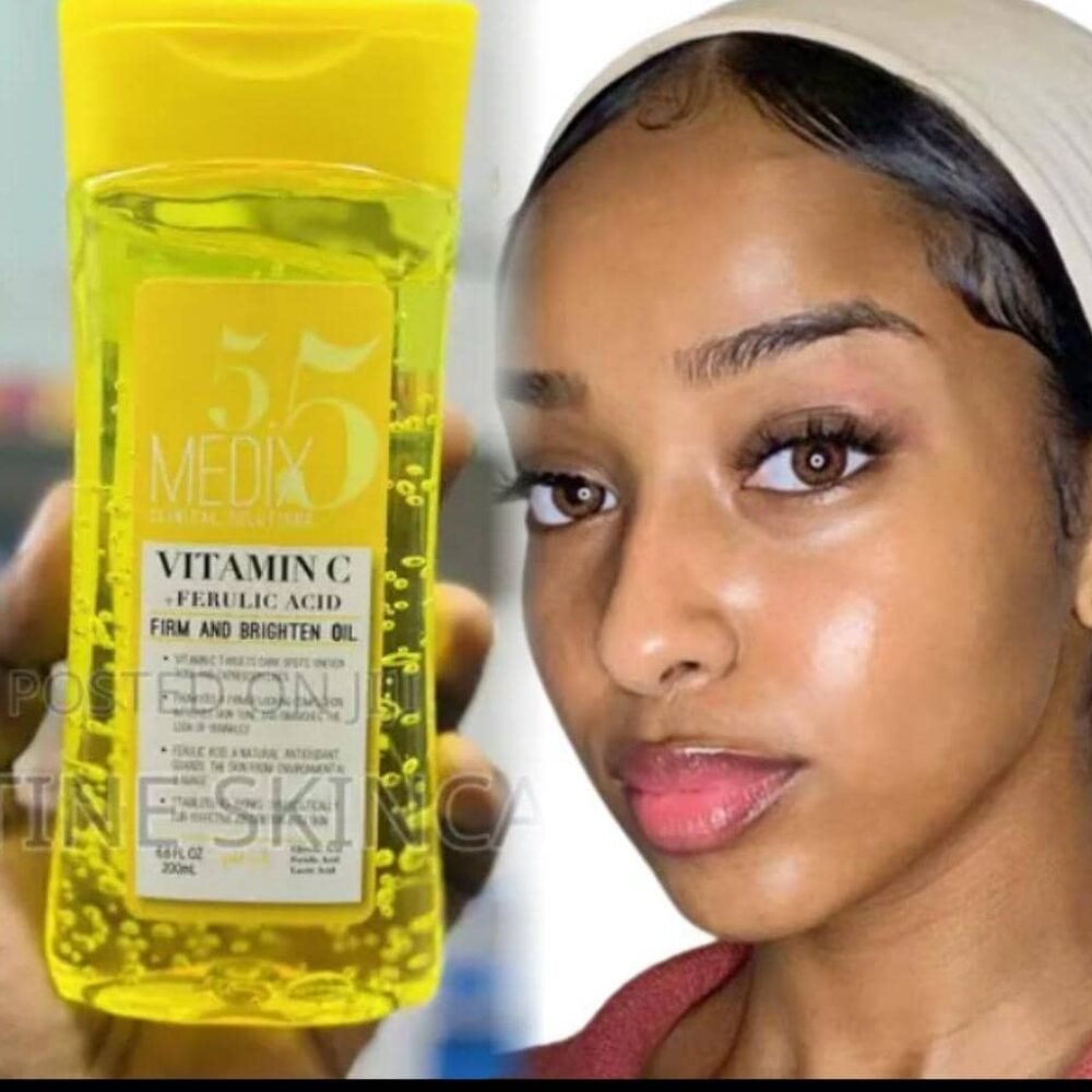 Medix 5.5 Vitamin C + Ferulic Acid Firming & Brightening Body Oil – 200ml (2)