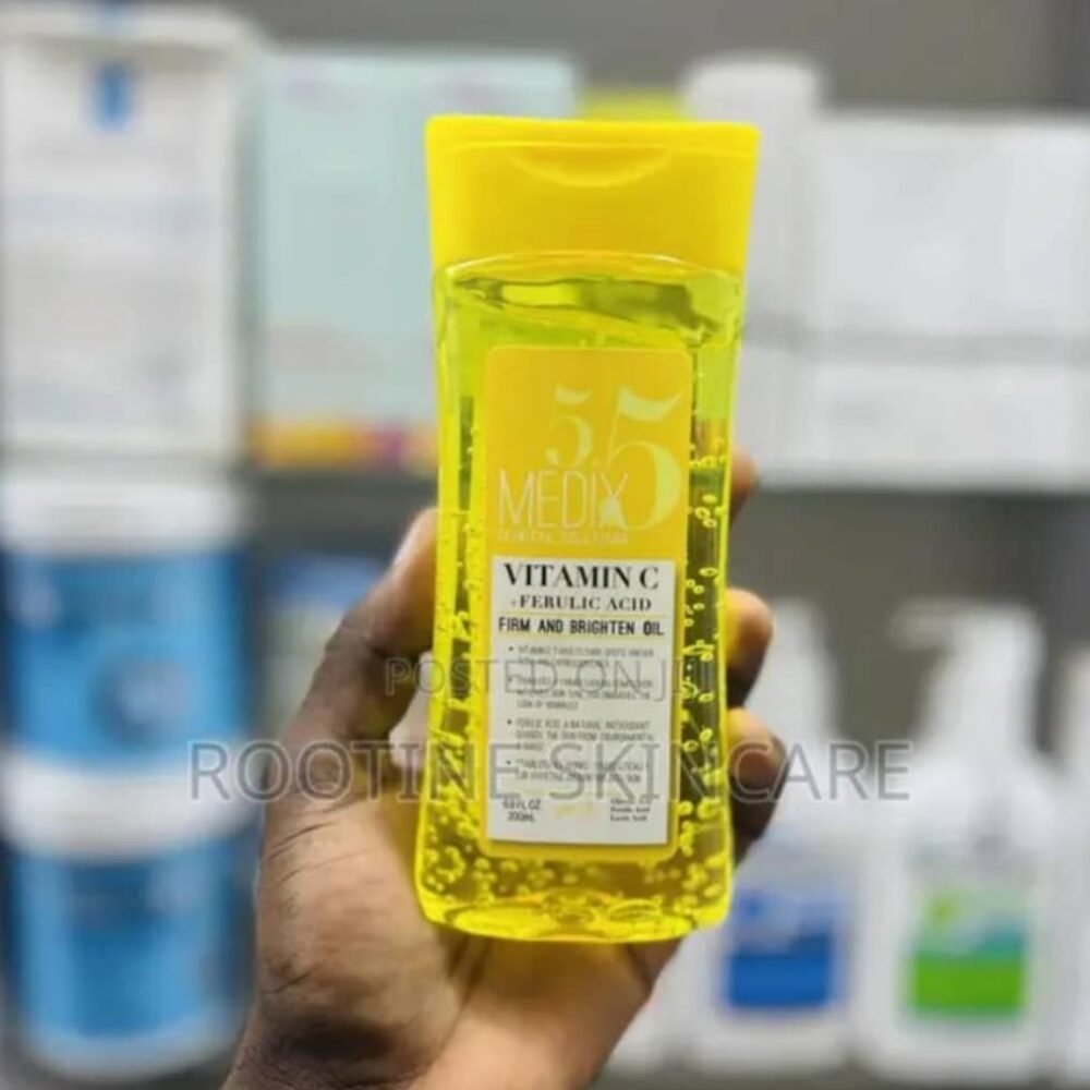 Medix 5.5 Vitamin C + Ferulic Acid Firming & Brightening Body Oil – 200ml