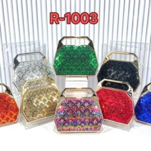 Metallic Heart-Shaped Mini Box Bag – Gold & Silver Crossbody