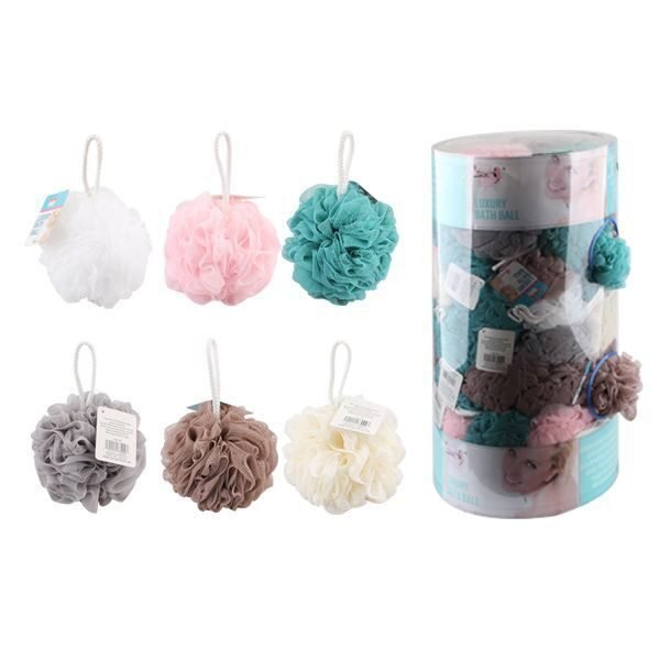 Soft Shower Loofah Body Scrubber – Rich Bubbles Bath Sponge (2)
