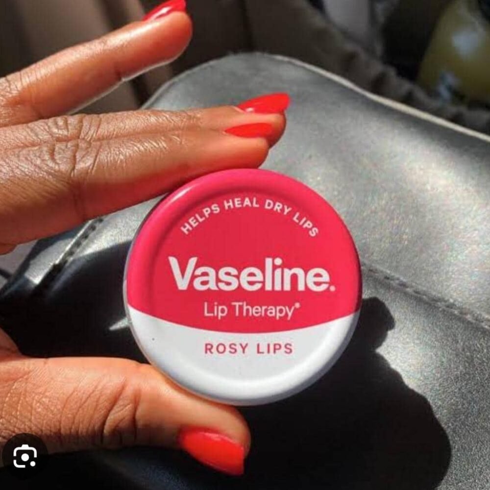 Vaseline Lip Therapy Rosy Lips – Rose & Almond Oil, 20g