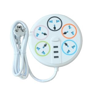FRONTECH_5-Socket_Power_Strip_with_3_USB_Ports