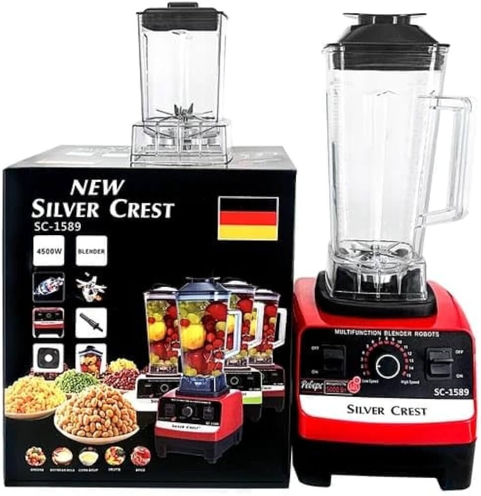 Silver_Crest_4500W_2L_German_Power_Blender