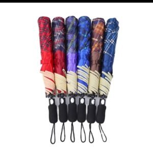 Portable 8-Rib Windproof Folding Golf Umbrella – Semi-Automatic (2)