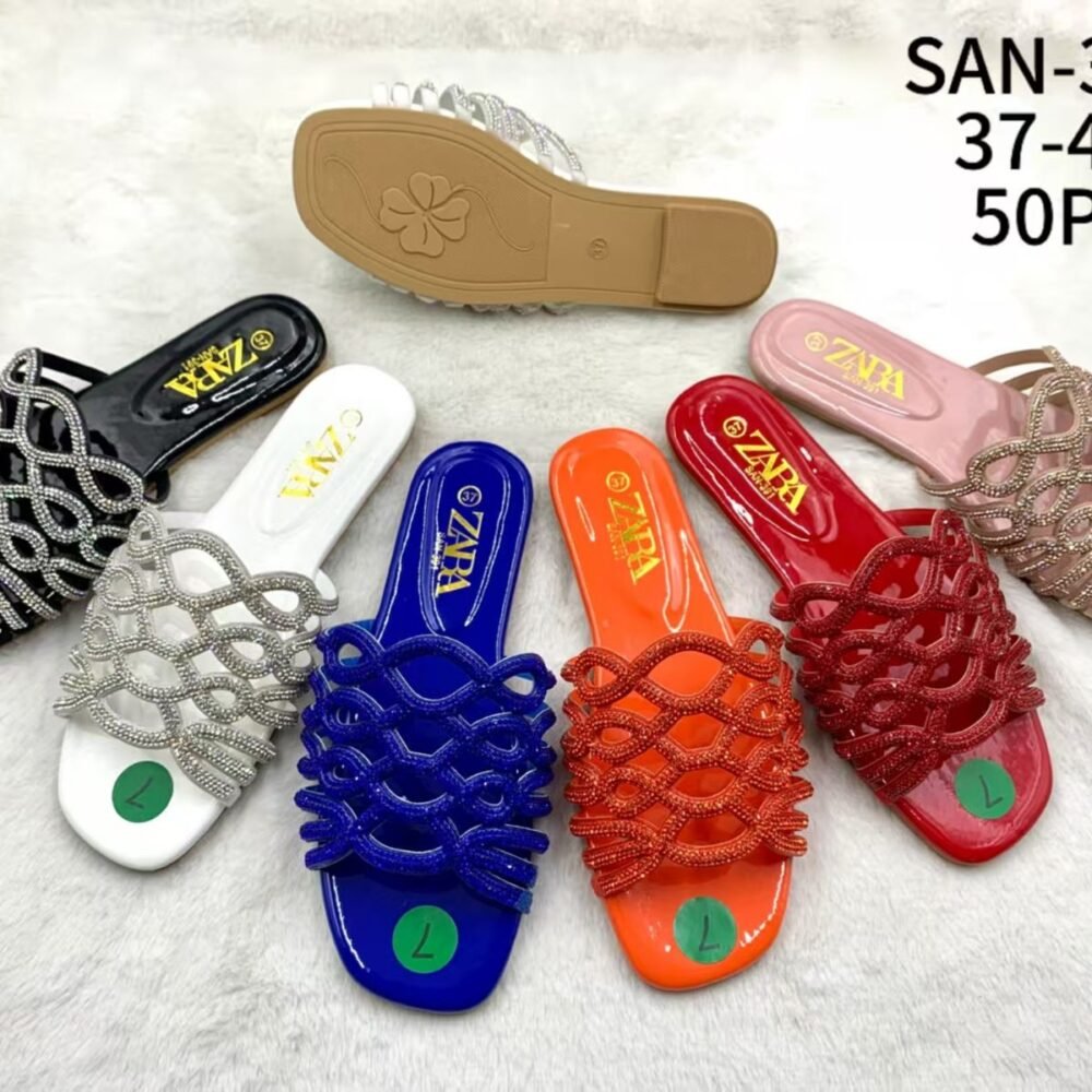 Women's Fashion Rhinestone Flat Shoes